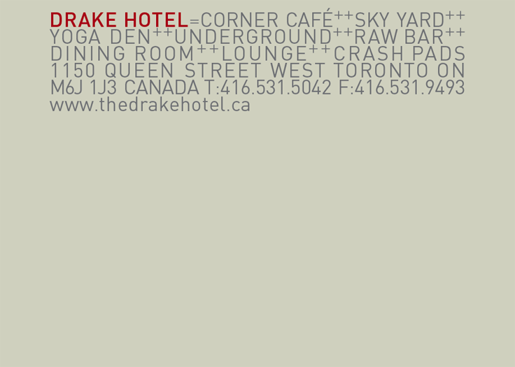 Drake Wordmark and Zones