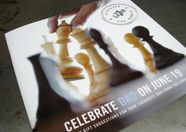 LCBO Celebrate Dad Father's Day Insert Cover