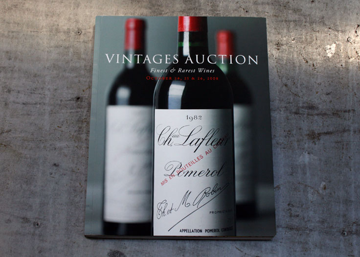Vintages Auction Catalog Cover