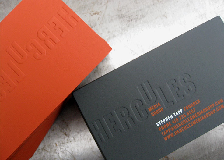 Hercules Media Group Business Cards