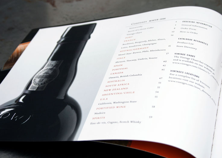 LCBO Classics Catalog Port and Type Spread