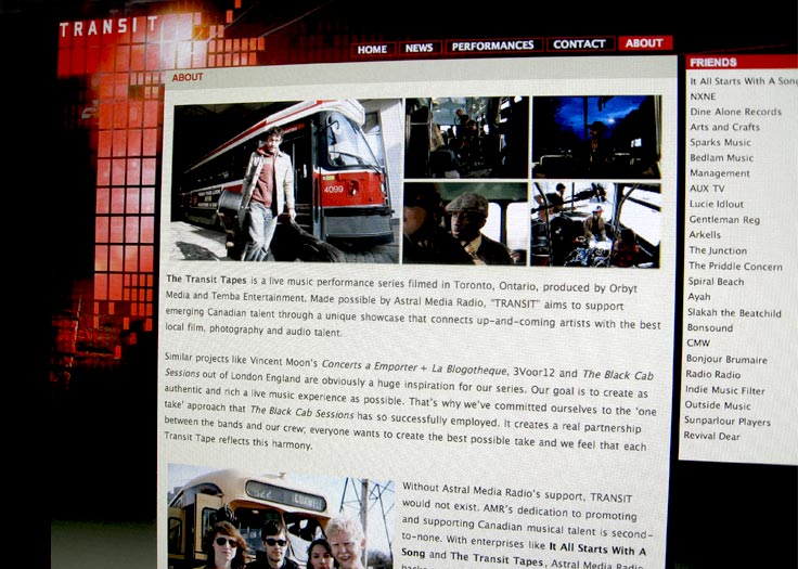 The Transit Tapes About Page