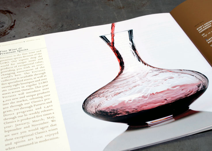 LCBO Classics Catalog Backpage