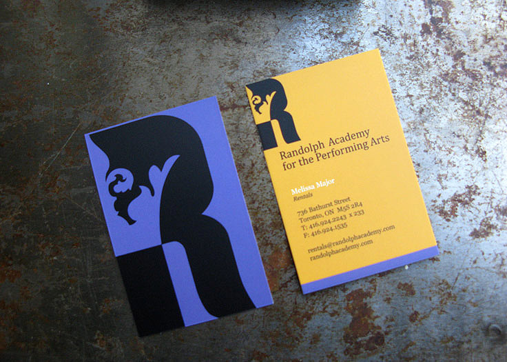 Randolph Academy Business Card