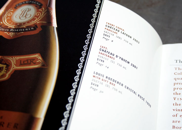 LCBO Classics Catalog Inside Front Cover