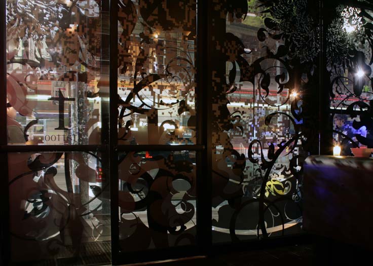 Tattoo Rock Parlour - Front Window from Interior
