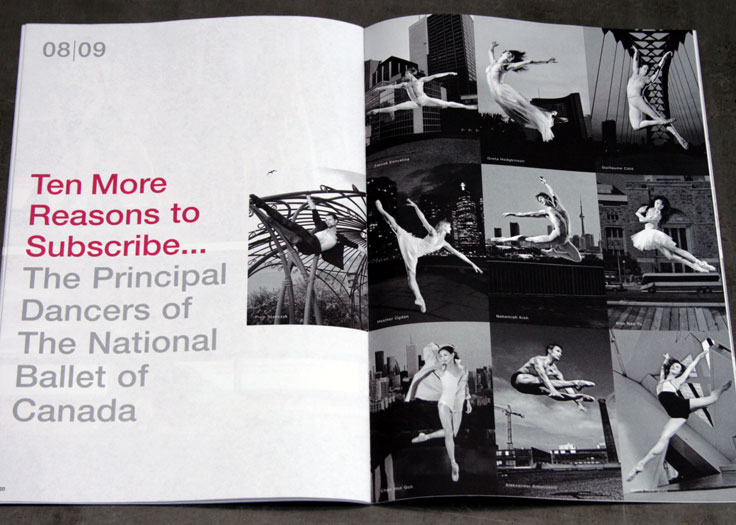 National Ballet of Canada 2008-09 Principal Dancers Spread