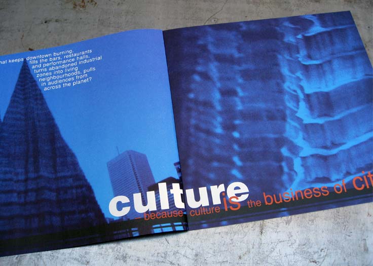 City of Toronto - Culture Brochure Spread #1
