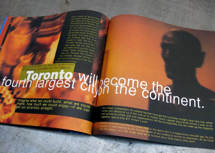 City of Toronto - Culture Brochure Spread #2
