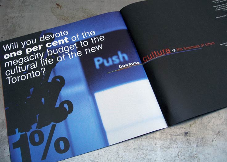 City of Toronto - Culture Brochure Spread #3