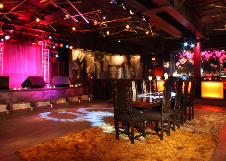 Tattoo Rock Parlour - Main Floor Stage and Wall Mural