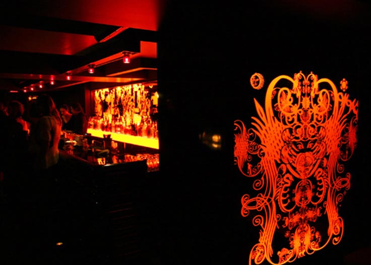 Tattoo Rock Parlour - Back-Lit Mirror