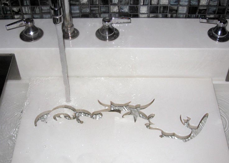 Tattoo Rock Parlour - Sink Carving